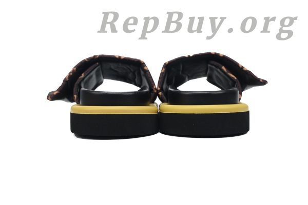 Louis Vuitton Brown Monogram Nylon Pool Pillow Comfort Flat Slides - 图片 3