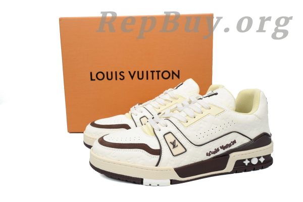 Louis Vuitton by Tyler, the Creator LV Trainer White Mocha 1ACR5I - Image 11