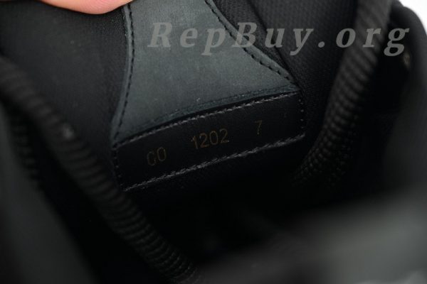 Louis Vuitton Skate Sneaker Leather lace up Fashionable Board Shoes Black 51BCOLRB - 图片 10