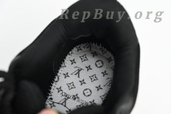 Louis Vuitton Skate Sneaker Leather lace up Fashionable Board Shoes Black 51BCOLRB - 图片 13