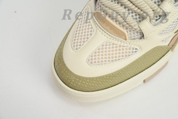Louis Vuitton Skate Sneaker Leather lace up Fashionable Board Shoes Grey 51BCOLRB - 图片 6