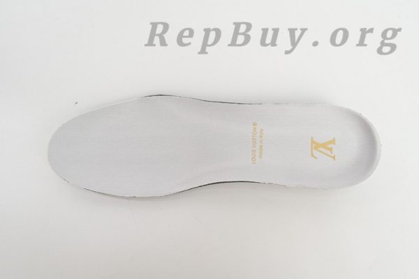 Louis Vuitton Skate Sneaker Leather lace up Fashionable Board Shoes Grey 51BCOLRB - 图片 11