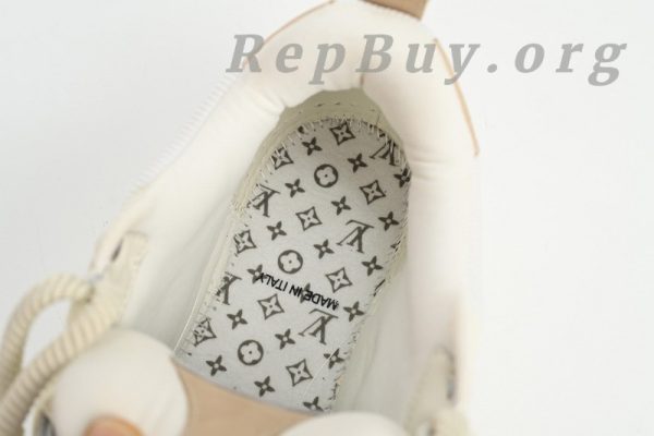 Louis Vuitton Skate Sneaker Leather lace up Fashionable Board Shoes Grey 51BCOLRB - 图片 13