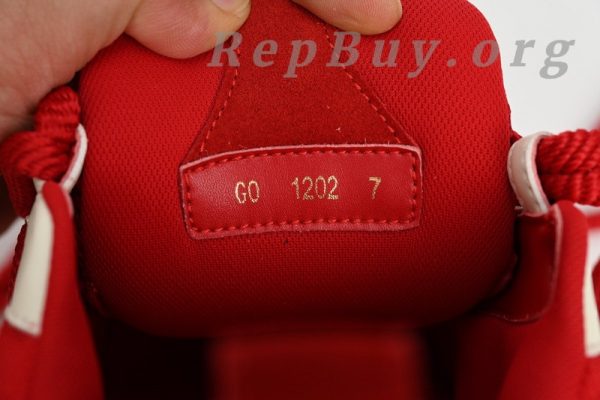 Louis Vuitton Skate Sneaker Leather lace up Fashionable Board Shoes Red 51BCOLRB - 图片 10