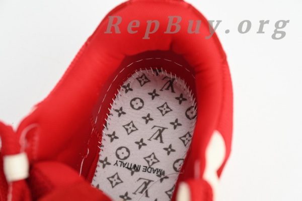 Louis Vuitton Skate Sneaker Leather lace up Fashionable Board Shoes Red 51BCOLRB - 图片 13