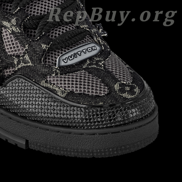 Louis Vuitton LV Skate Sneaker Black Swarovski Monogram 1ABMHV - 图片 6