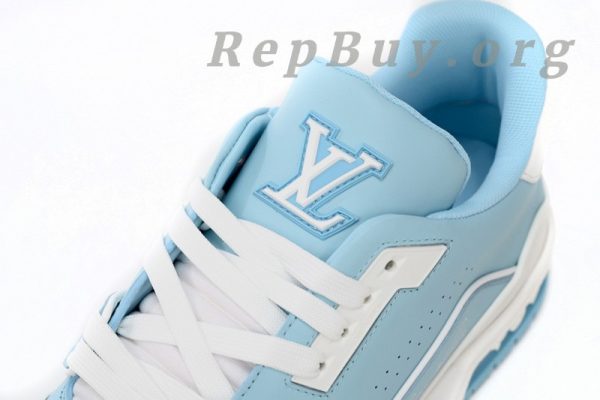 Louis Vuitton LV Trainer #54 Light Blue White 1AAHSJ - 图片 4