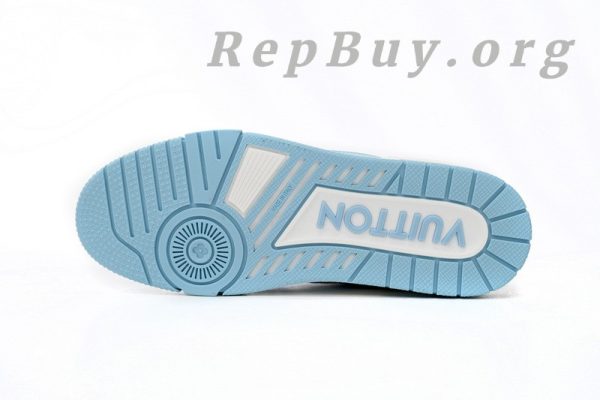 Louis Vuitton LV Trainer #54 Light Blue White 1AAHSJ - 图片 6
