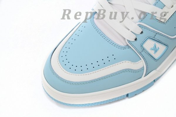 Louis Vuitton LV Trainer #54 Light Blue White 1AAHSJ - 图片 7