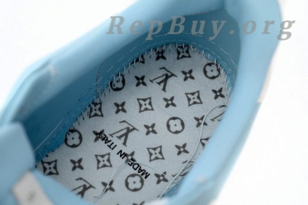 Louis Vuitton LV Trainer #54 Light Blue White 1AAHSJ - 图片 13