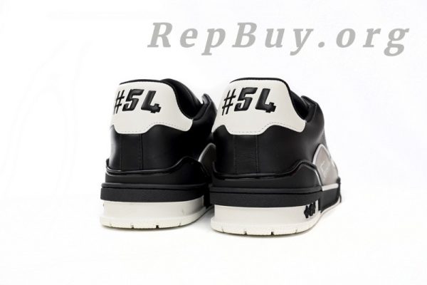 Louis Vuitton LV Trainer Black Grey White 1AAHS2 - 图片 4
