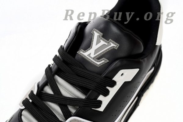 Louis Vuitton LV Trainer Black Grey White 1AAHS2 - 图片 7
