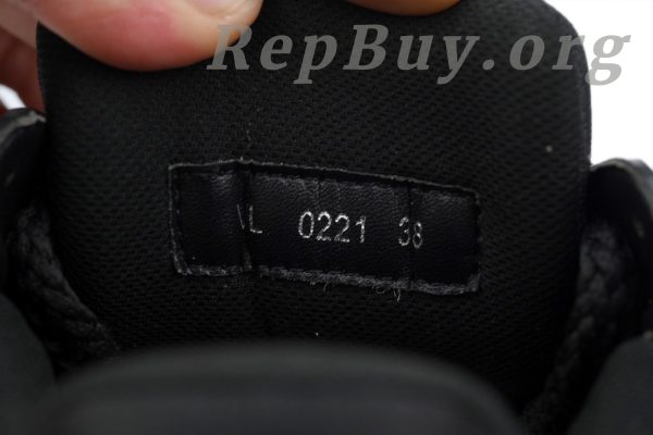 Louis Vuitton LV Trainer Maxi Sneaker All Black Diamond CK24112201 - 图片 8