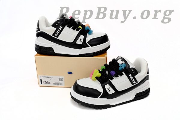 Louis Vuitton LV Trainer Maxi Sneaker Button Black 1AB8SD - 图片 14