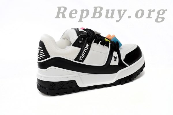 Louis Vuitton LV Trainer Maxi Sneaker Button Black 1AB8SD - 图片 9