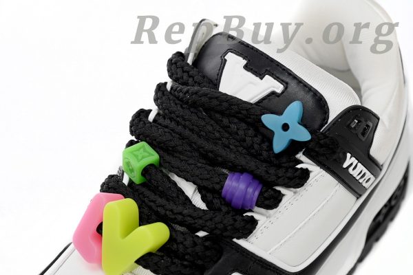 Louis Vuitton LV Trainer Maxi Sneaker Button Black 1AB8SD - 图片 10