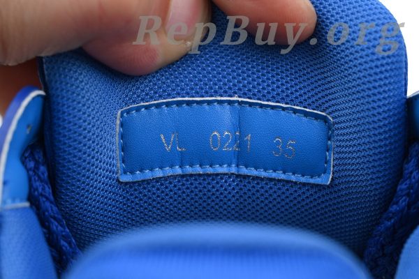 Louis Vuitton LV Trainer Maxi Sneaker Deep Blue Diamond CK24112202 - 图片 8
