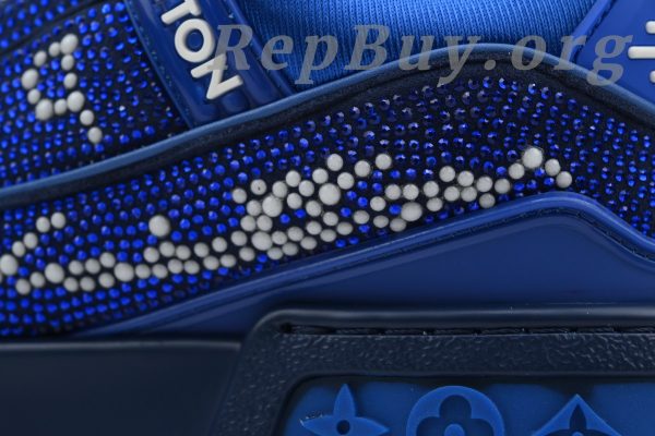 Louis Vuitton LV Trainer Maxi Sneaker Deep Blue Diamond CK24112202 - 图片 9