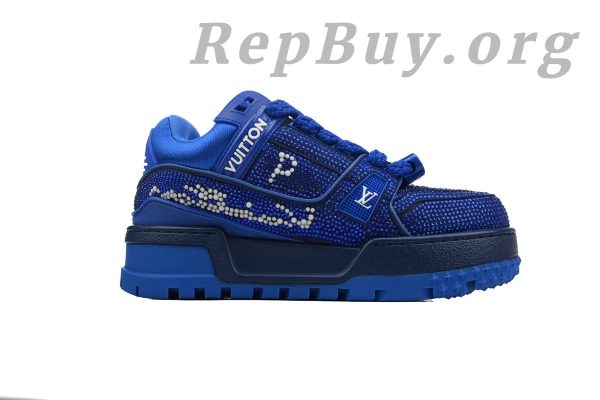 Louis Vuitton LV Trainer Maxi Sneaker Deep Blue Diamond CK24112202 - 图片 2