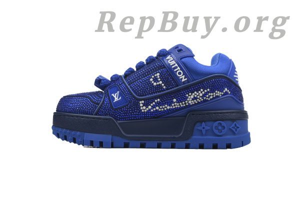 Louis Vuitton LV Trainer Maxi Sneaker Deep Blue Diamond CK24112202