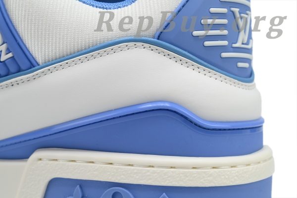 Louis Vuitton LV Trainer Maxi Sneaker White Blue CK24071302 - 图片 9