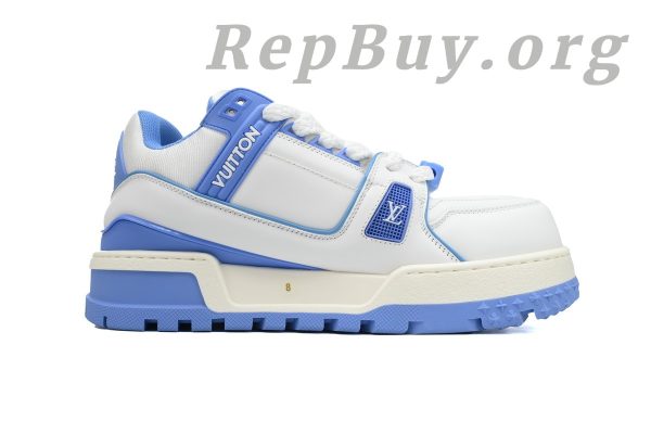 Louis Vuitton LV Trainer Maxi Sneaker White Blue CK24071302 - 图片 2