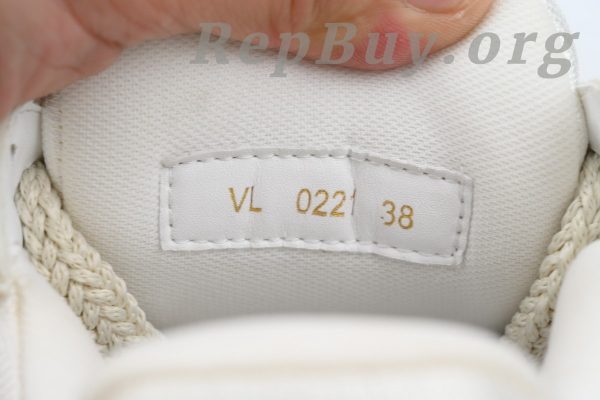 Louis Vuitton LV Trainer Maxi Sneaker White Khaki Diamond CK24112202 - 图片 8