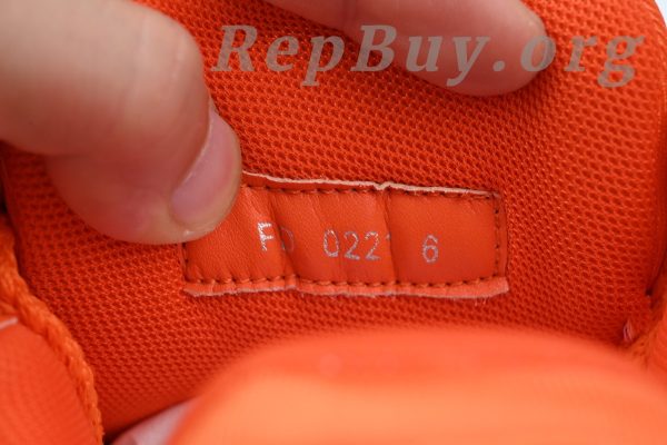 Louis Vuitton LV Trainer Maxi Sneaker White Orange Diamond CK24112201 - 图片 8