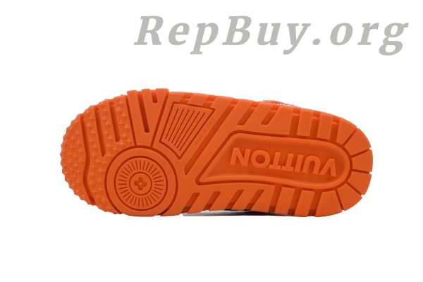 Louis Vuitton LV Trainer Maxi Sneaker White Orange Diamond CK24112201 - 图片 4
