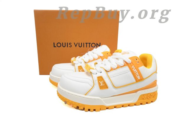 Louis Vuitton LV Trainer Maxi Sneaker White Yellow CK24071305 - 图片 11