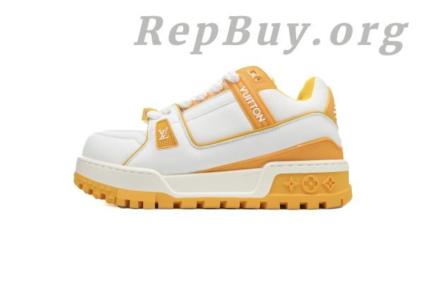 Louis Vuitton LV Trainer Maxi Sneaker White Yellow CK24071305