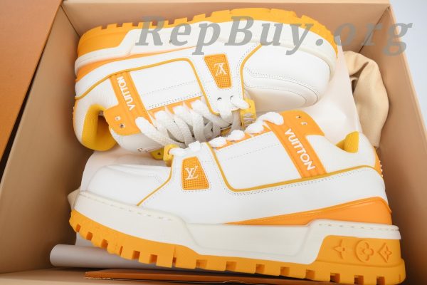 Louis Vuitton LV Trainer Maxi Sneaker White Yellow CK24071305 - 图片 10