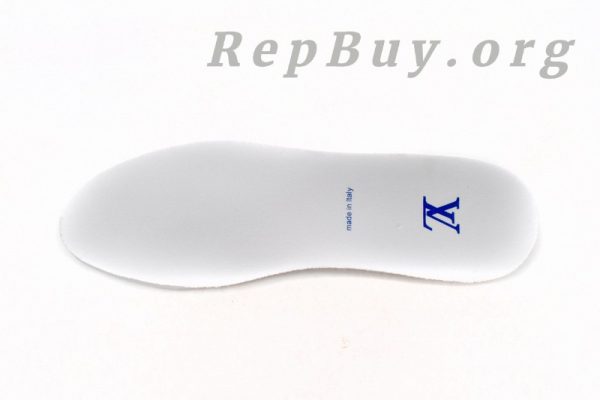 Louis Vuitton LV Trainer Monogram Denim White Blue FD0291 - 图片 14