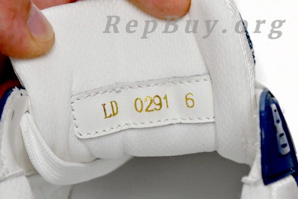 Louis Vuitton LV Trainer Monogram Denim White Blue FD0291 - 图片 13