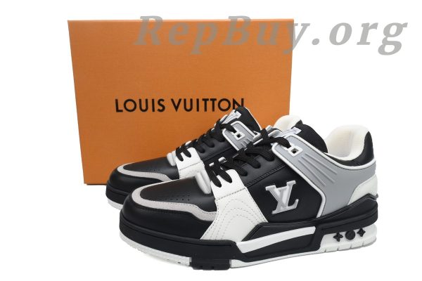 Louis Vuitton LV Trainer Sneaker Black Grey XD CK24071804 - 图片 11