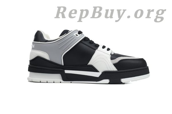 Louis Vuitton LV Trainer Sneaker Black Grey XD CK24071804 - 图片 2