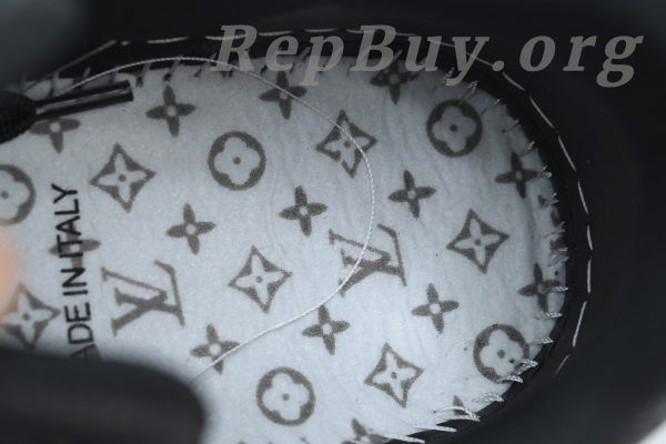 Louis Vuitton LV Trainer Sneaker Black Rivets 1ADDCJ, high quality replica LV Trainer, best replica sneakers, luxury replica shoes, LV Trainer copy, designer replica sneakers, AAA quality LV shoes, premium replica footwear, Louis Vuitton sneaker dupes, black rivets LV shoes