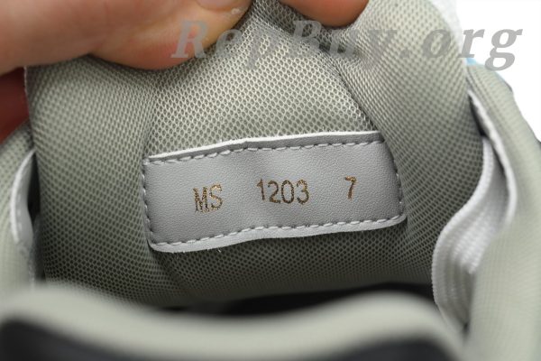 Louis Vuitton LV Trainer Sneaker Blue Grey Black CK240729 1AC510 - 图片 8