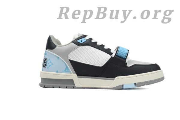 Louis Vuitton LV Trainer Sneaker Blue Grey Black CK240729 1AC510 - 图片 2