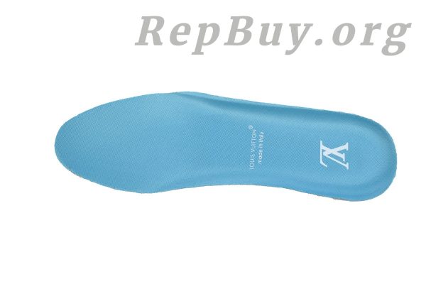 Louis Vuitton LV Trainer Sneaker Purple Blue Diamond - 图片 7