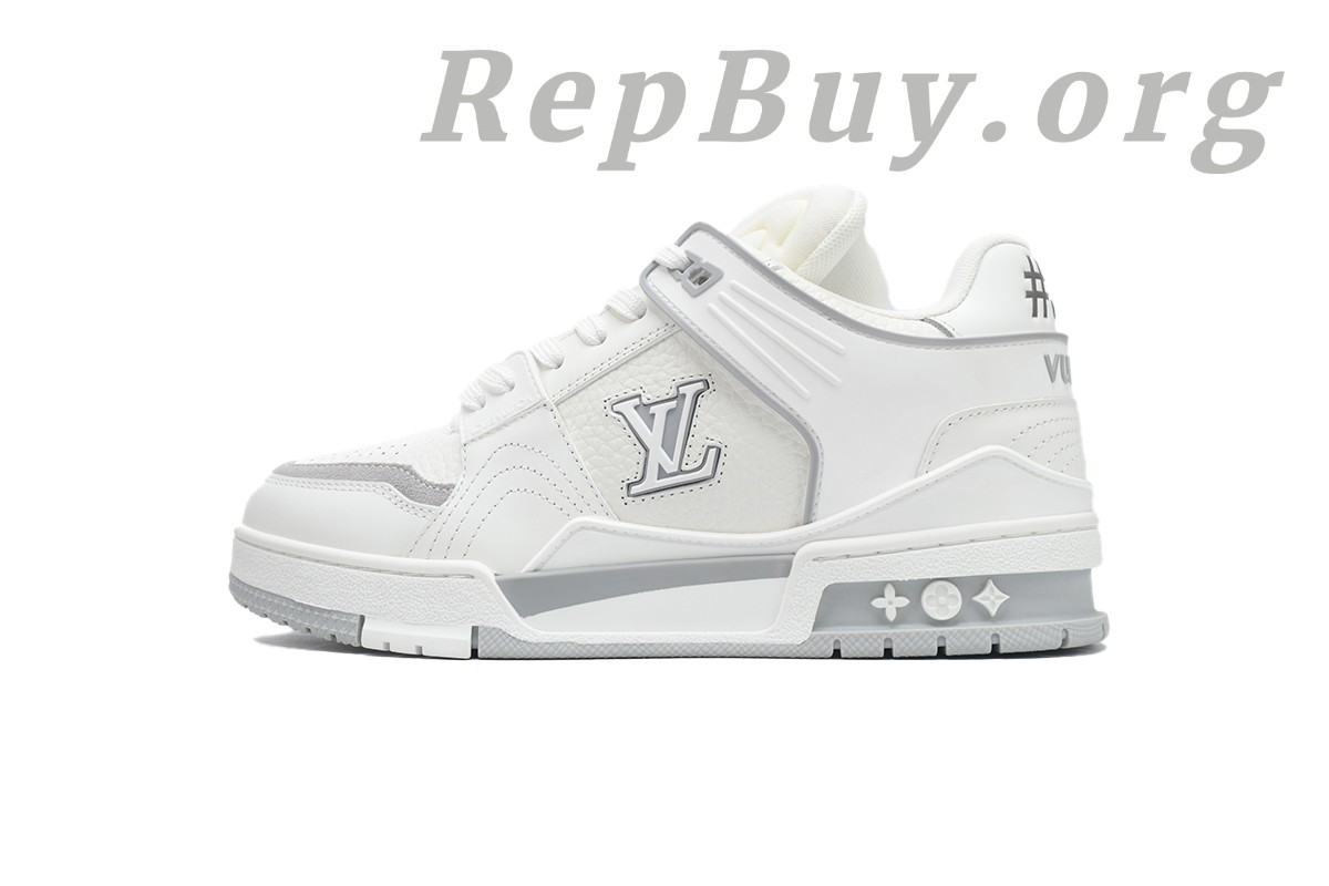 Best Louis Vuitton LV Trainer Sneaker White Cement CK24071801 Replica