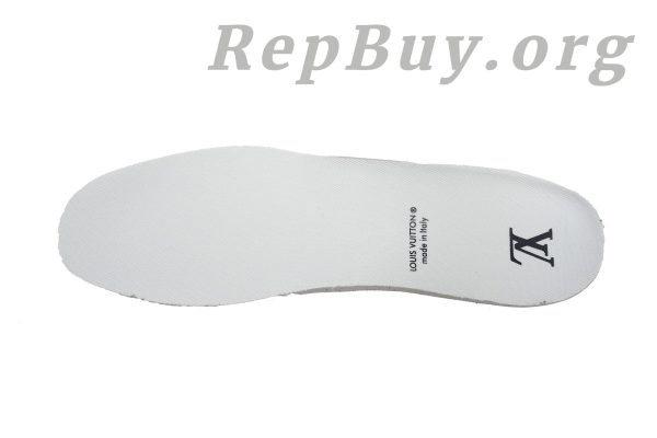 Louis Vuitton LV Trainer Sneaker replica, high quality LV Trainer rep shoes, best white grey LV sneakers, 1:1 LV Trainer copy, luxury replica sneakers, designer fake shoes, LV XD CK24071805 rep, premium LV Trainer dupes, top quality LV white grey sneakers, AAA replica LV shoes
