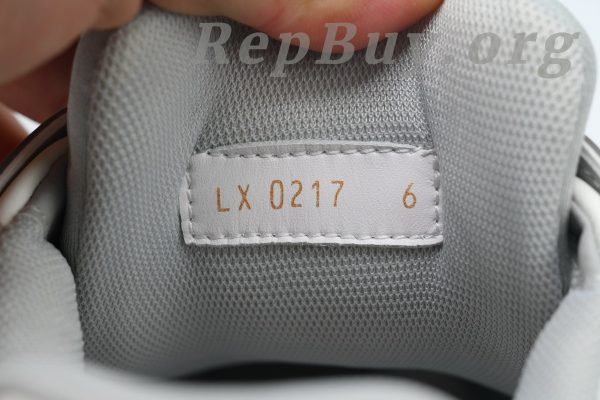 Louis Vuitton LV Trainer Sneaker replica, high quality LV Trainer rep shoes, best white grey LV sneakers, 1:1 LV Trainer copy, luxury replica sneakers, designer fake shoes, LV XD CK24071805 rep, premium LV Trainer dupes, top quality LV white grey sneakers, AAA replica LV shoes