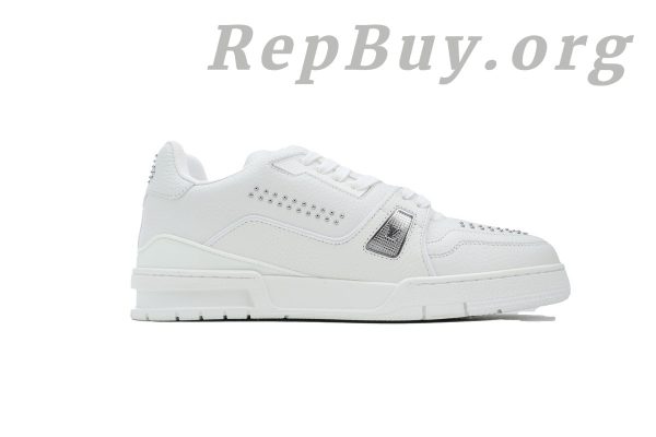 Louis Vuitton LV Trainer Sneaker White Rivets 1ADDC0 - 图片 2
