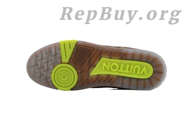 Louis Vuitton LV Trainer Sneaker Yellow Brown Diamond - 图片 4