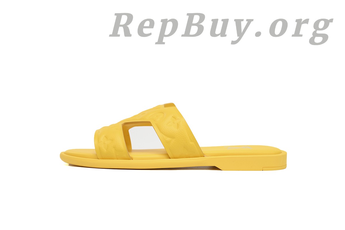 Best LOUIS VUITTON Oasis Yellow Embossing Replica
