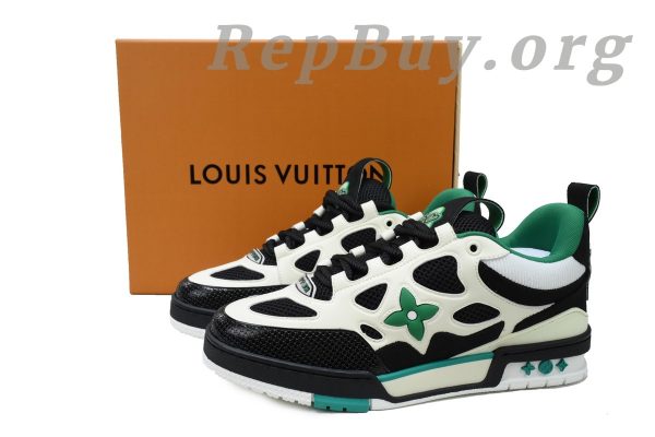 Louis Vuitton Skate Sneaker Black Green - 图片 11