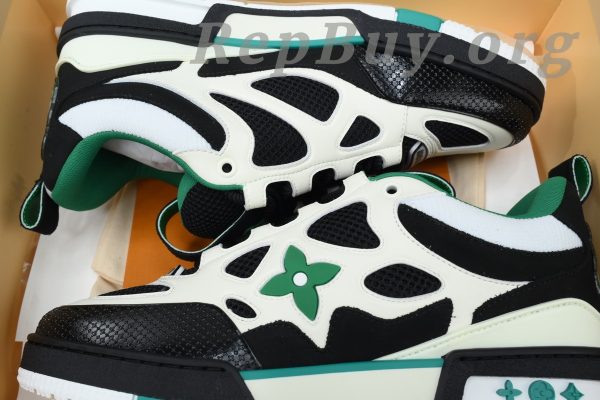 Louis Vuitton Skate Sneaker Black Green - 图片 12