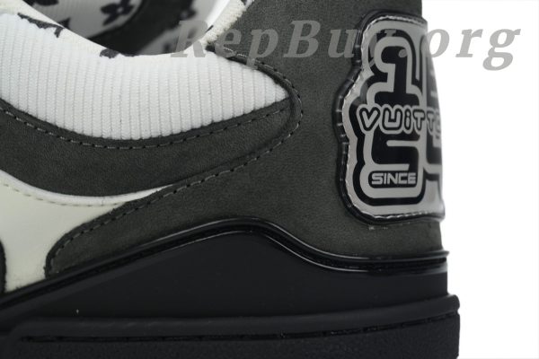 Louis Vuitton Skate Sneaker replica, LV Skate Sneaker Black Grey 1AC52M, high quality LV sneakers copy, best Louis Vuitton Skate shoes replica, 1:1 LV Skate Sneaker, luxury designer sneakers rep, top quality LV Skate replica, AAA Louis Vuitton sneakers, perfect LV Skate knockoff, premium replica sneakers