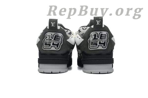 Louis Vuitton Skate Sneaker replica, LV Skate Sneaker Black Grey 1AC52M, high quality LV sneakers copy, best Louis Vuitton Skate shoes replica, 1:1 LV Skate Sneaker, luxury designer sneakers rep, top quality LV Skate replica, AAA Louis Vuitton sneakers, perfect LV Skate knockoff, premium replica sneakers